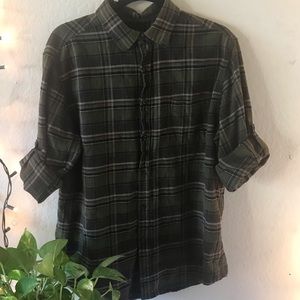 Mossimo Men’s Green Flannel Size Large